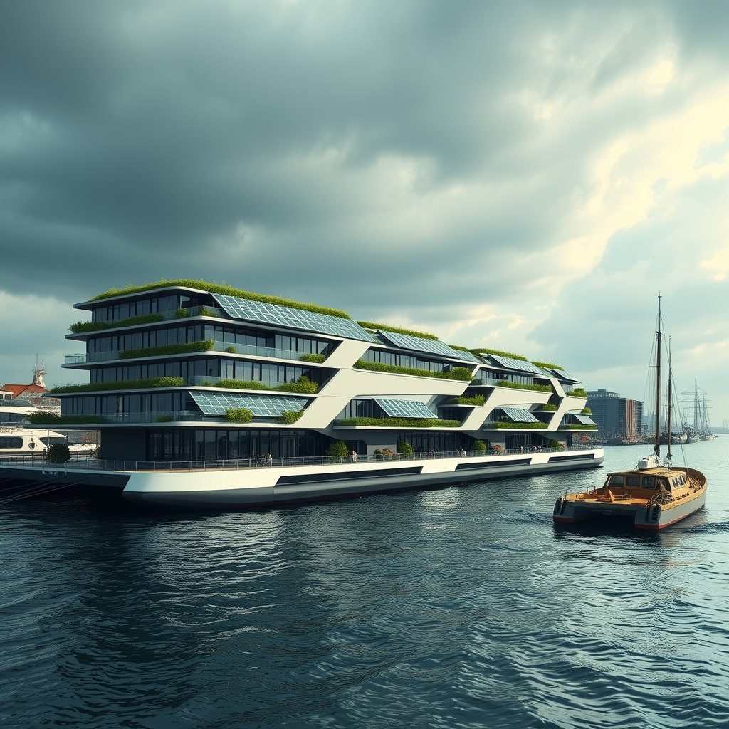 Floating City Prototype Launches Off Dutch Coast, Ushering Sustainable Urban Future